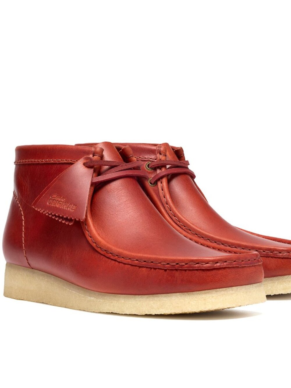 Clarks Men's Wallabee Boot Brick Red 26327621
